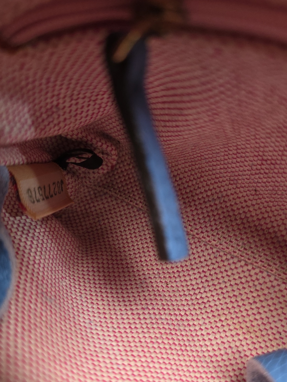 Dooney & Bourke Denim Pebbled Leather Hobo Mini Bag GUC - Picture 11 of 12